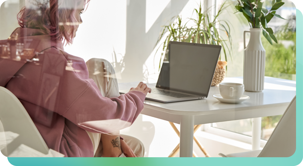 Branded Stock_Woman on computer