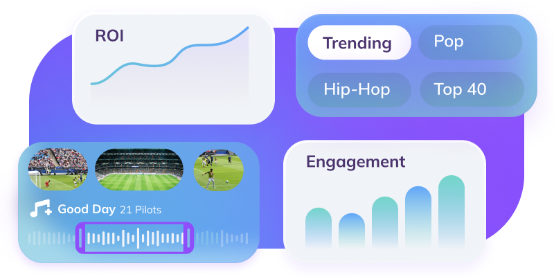 Clips sports app engagement music ROI