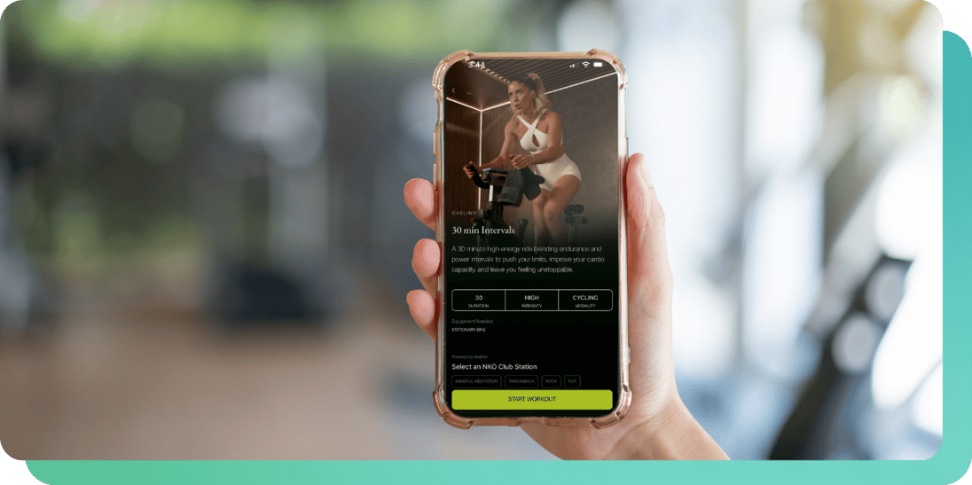Interface, NKO Club™ from former peloton instructor Kendall Toole